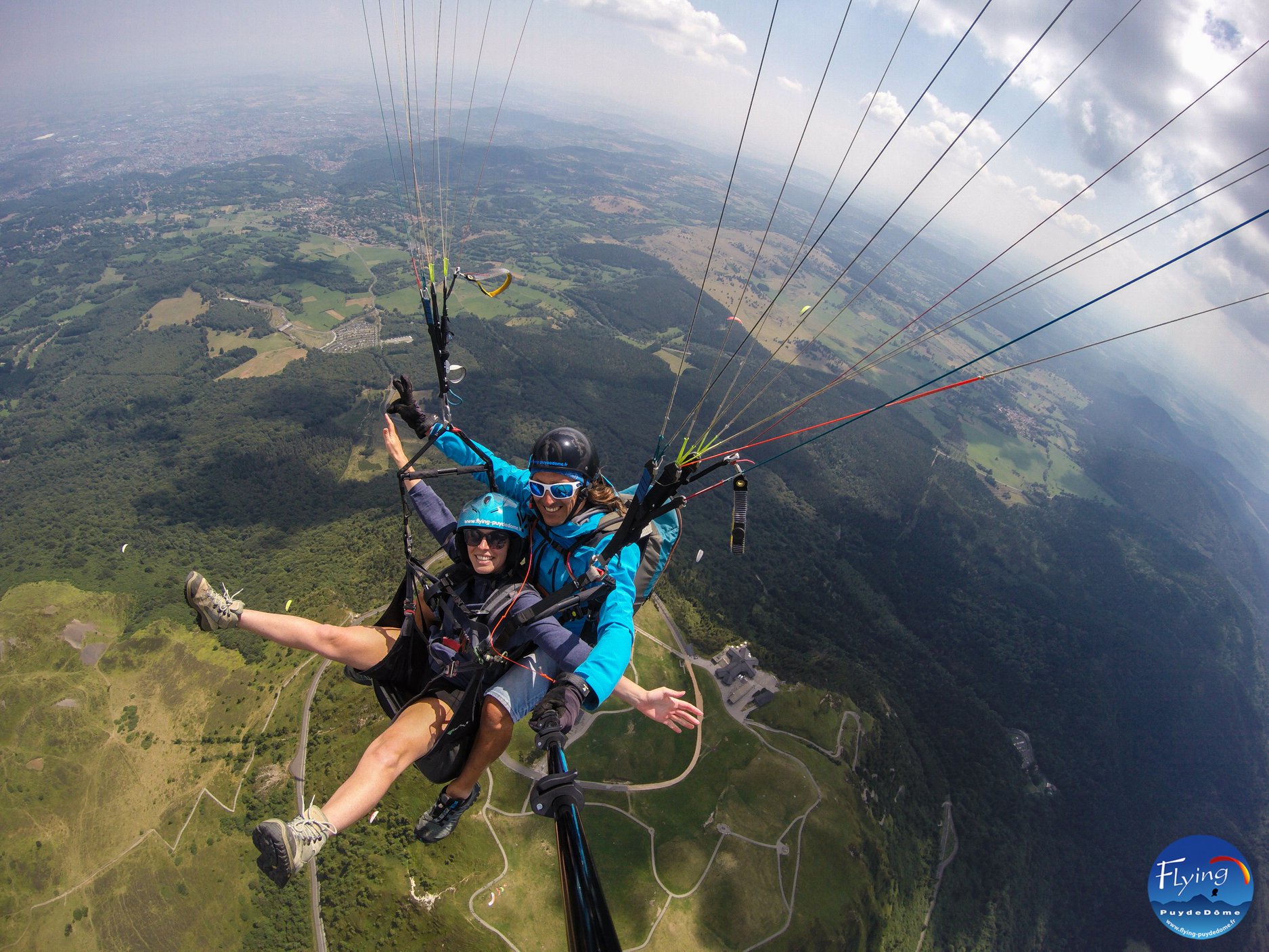 Flying puy de Dôme vols en parapente_Orcines 2 2025