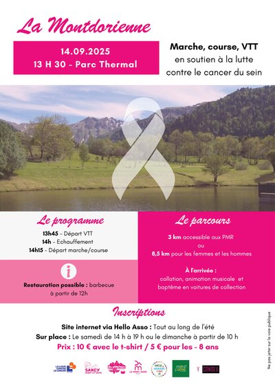 Course/marche rose : La Mont-Dorienne
