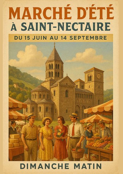 Marché de Saint-Nectaire_Saint-Nectaire