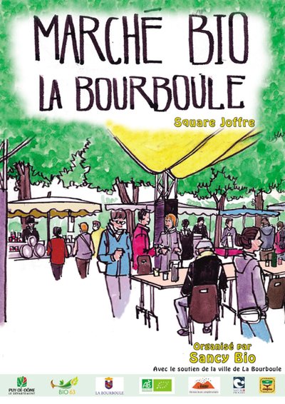 Marché bio de La Bourboule