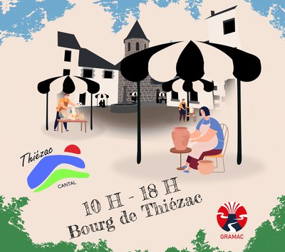 Marché artisanal d'été_Thiézac