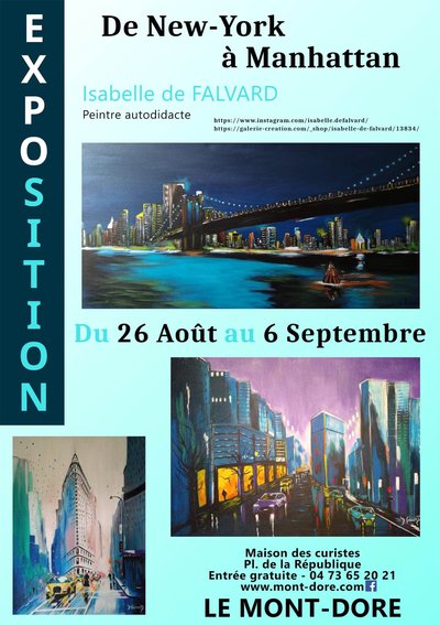 Exposition peintures : Isabelle de Falvard