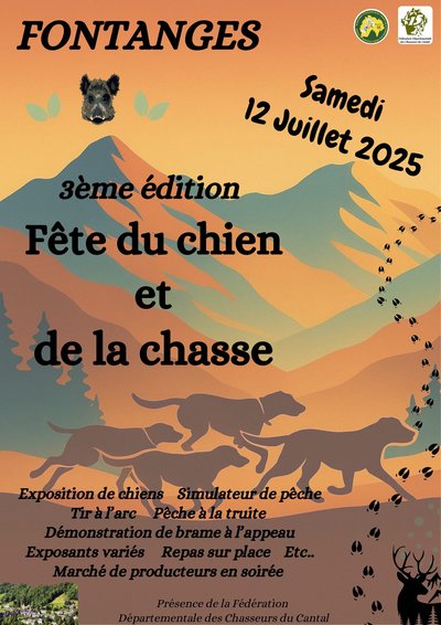 Fête du chien et de la chasse, 3ème édition_Fontanges