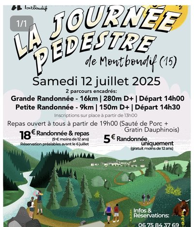 La journée pédestre de Montboudif_Montboudif