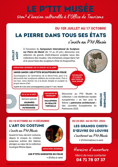 La pierre dans tous ses états s'invite au P'tit Musée_Riom-ès-Montagnes