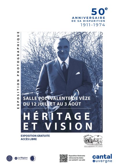 Exposition Photographique "les 50 ans de la disparition de G Pompidou"_Vèze