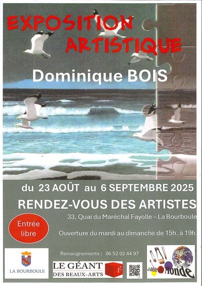 Exposition : Dominique Bois_La Bourboule