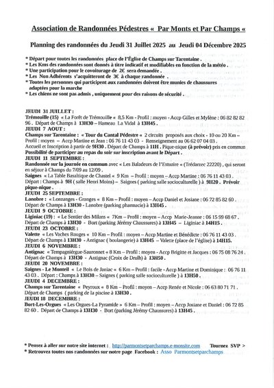 Randonnée à Tremouille_Champs-sur-Tarentaine-Marchal