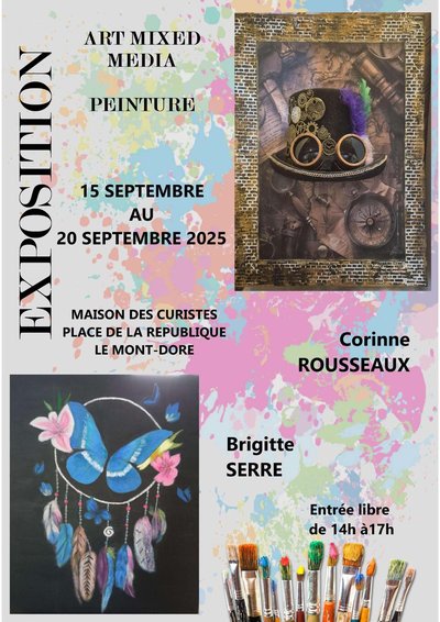 Exposition : Art mixed media et peinture_Mont-Dore