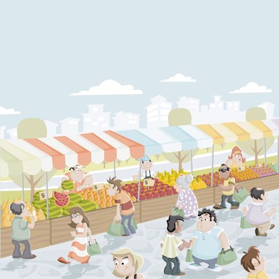 Marché estival_Anzat-le-Luguet