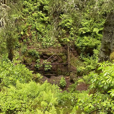 l'entrée du Creux de Soucy (accès interdit)