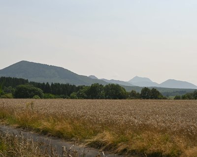 Point de vue sur la Chaîne des Puys