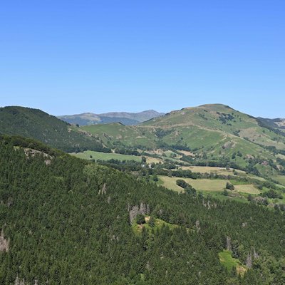 Vue depuis le rocher de Saint-Curial