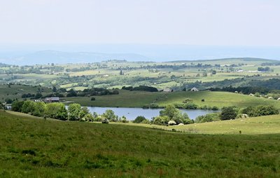 Vue sur le lac de Veirières